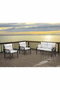 Hanah Home Conjunto de Jardín Nergiz 2+1+1 - Crema